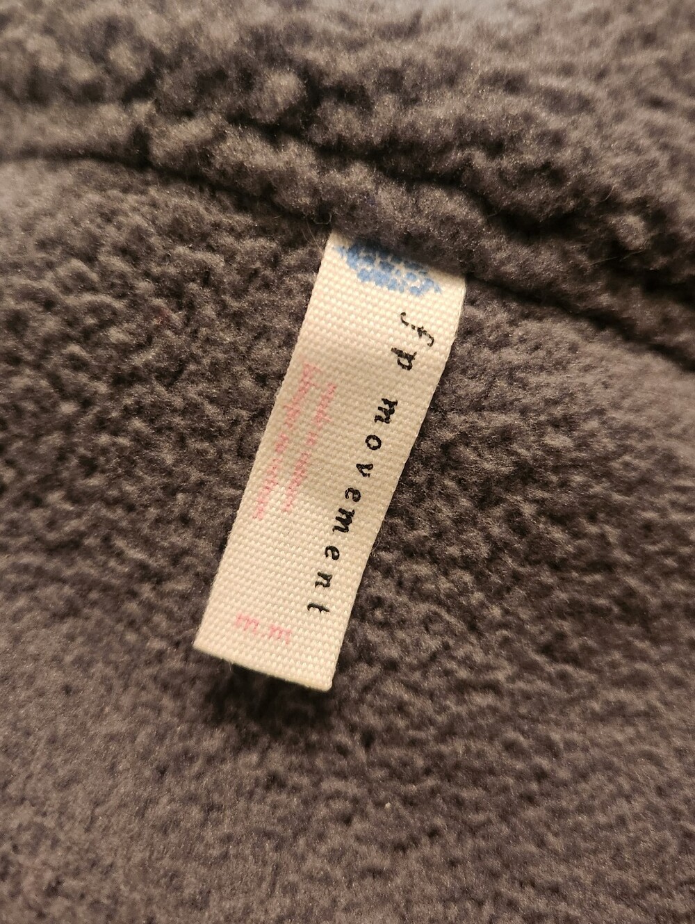 Free People FP Movement Hit The Slopes Fleece Pullover, Slate Blue/Sage - Picture 8 of 12